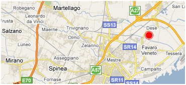 Mappa Dese di Favaro Veneto (VE)